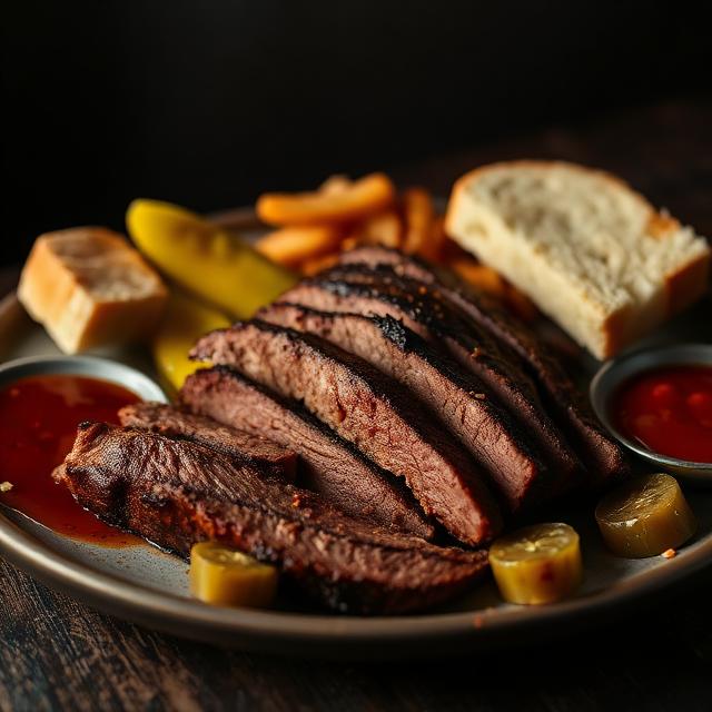 Triple R BBQ smoked brisket