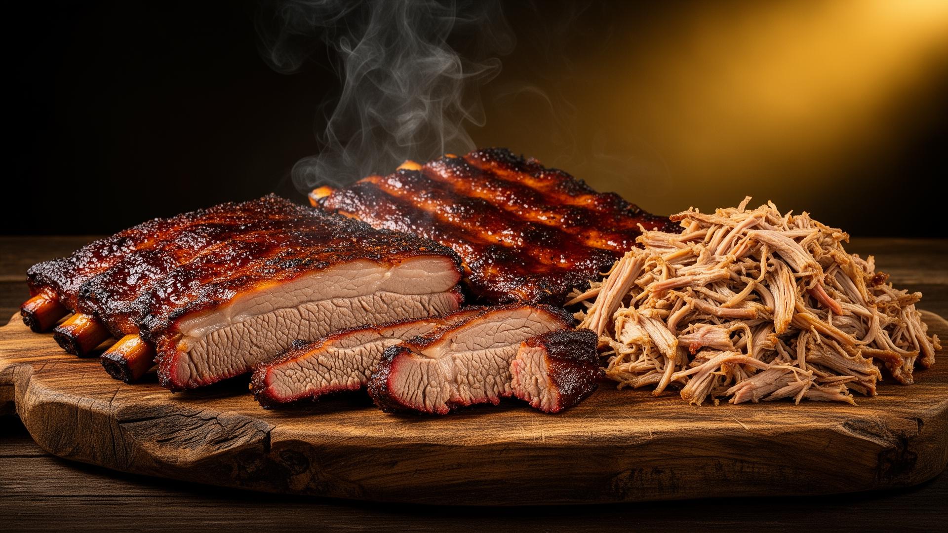 Smoky BBQ spread